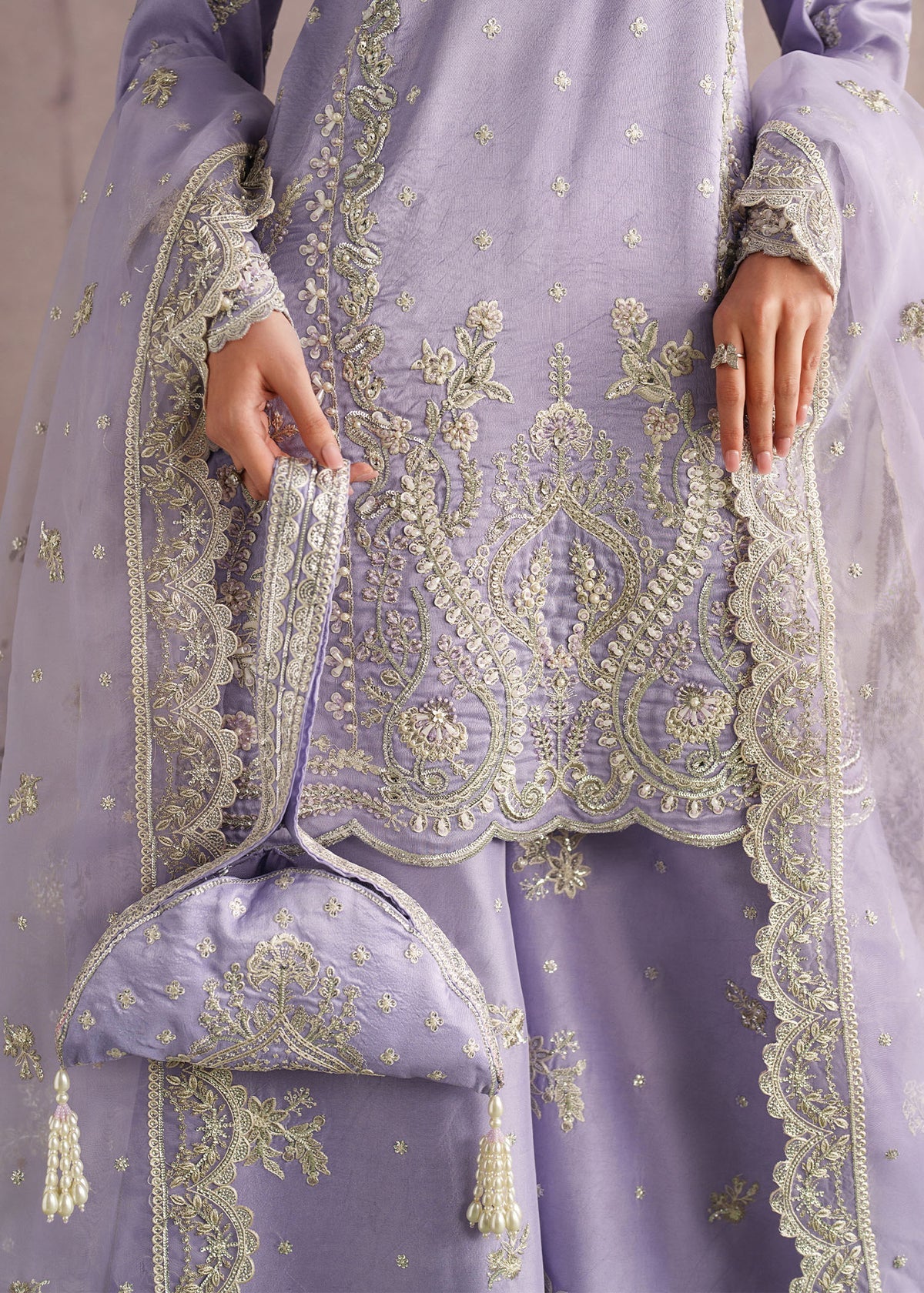 Zareen Women’s Embroidered 3‑Piece Ethnic Ensemble – Elegant Festive Outfit by Laam Premium
