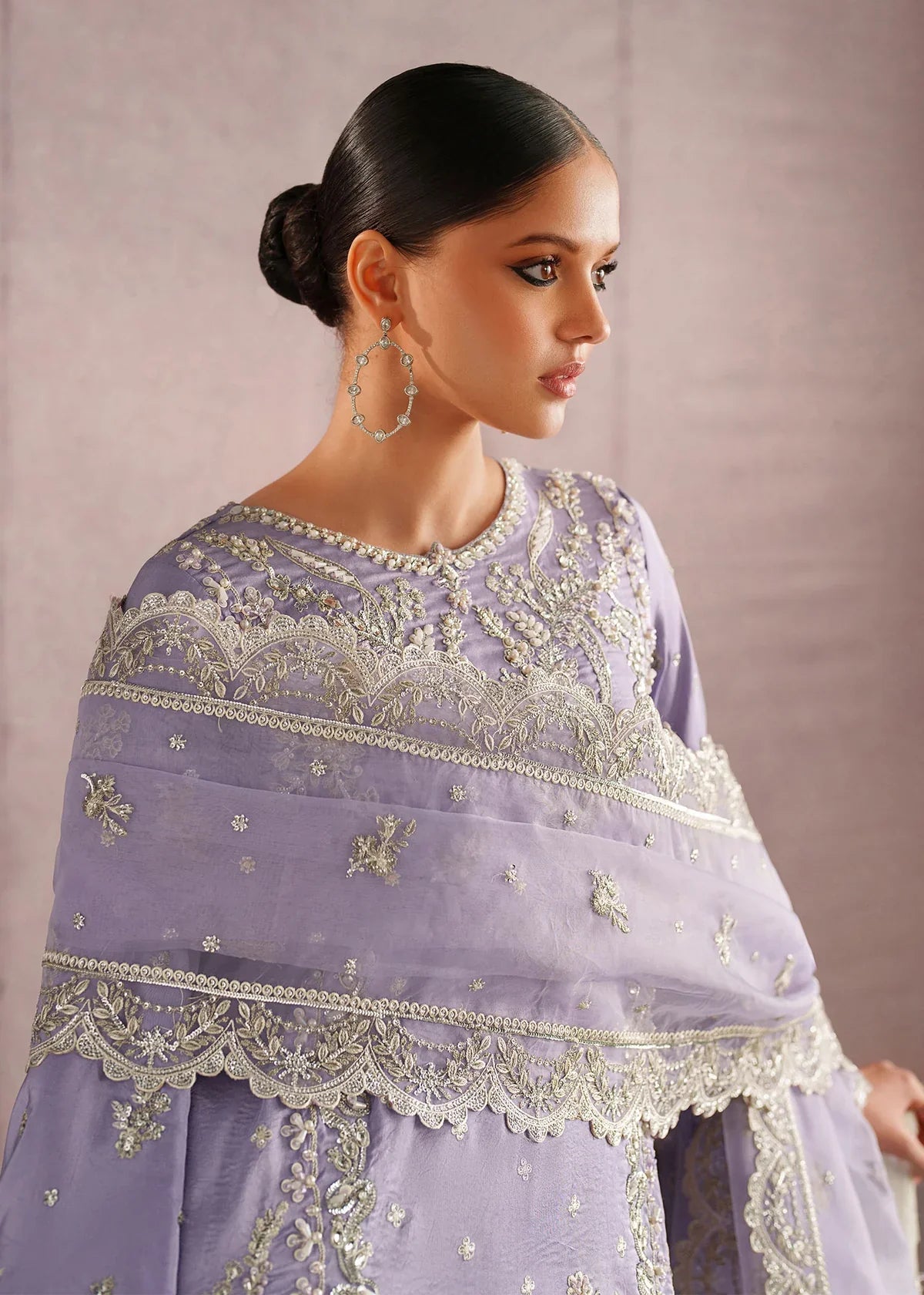 Zareen Women’s Embroidered 3‑Piece Ethnic Ensemble – Elegant Festive Outfit by Laam Premium